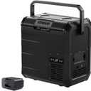 EENOUR D18 19Qt/18L 12V Car Refrigerator with Detachable Battery  Solar/AC/DC Powered Car Freezer, -4~50, Ultra-Quiet 12/24V Car Fridge for Camping, Road Trips, RV, Truck-Black