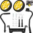 40065 Generator Wheel Kit for Champion 2800-4750-Watt / 3000-5500-Watt or Higher Inverter Generators with Folding Handle and Never-Flat Tires