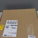 Drum Lamp Shades Set of 2, White Line Lamp Shades for Table Lamps Floor Lamp, 13" Top X 13" Bottom X 10" High Large Fabric Lamp Shades, Easy Assembly Replacement Lampshades