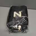 3 x Belt Bag Crossbody Bags for Girls Women,Mothers Day Gifts for Mom from Daughter,Birthday Gifts for 8 9 10 11 12 13 Year Old Girl,Small Waist Packs Kids Fanny Pack,Initial White A,Black Bag