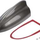 Shark Fin Antenna Cover, AM/FM Signal Roof Aerial Universal for Car Auto SUV Truck ABS Material with Adhesive Base Brown