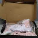 Inline Skates for Women Girls - Adult Inline Skates for Outdoor and Indoor, with Durable Outer Shell and Ankle Support, ABEC-7 Bearings, Solid and Comfortable (Pink / White, 7)