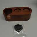 KNODOS Espresso Tamping Station 54mm For Breville Espresso Machine Accessories,Rosewood Portafilter Holder Tamping Mat Espresso Coffee Equipment (Classic)