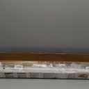 Cumbor Retractable Baby Gates, Mesh Dog Gate for The House, Baby Essentials Extends to 55" Wide, Wide Pet Gate 33" Tall, Long Child Safety Gates for Stairs, Doorways, Hallways, Indoor/Outdoor(White) (55" Wide)