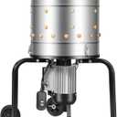VEVOR Chicken Plucker Machine, 15.7 in Drum, 550W & 275RPM Electric Chicken Plucking Machine with 114 Soft Fingers & Transport Wheels, Stainless Steel Feather Remover for Processing 1-2 Chicks Once