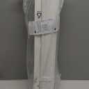 Cordless Vinyl Mini L Blinds 20" W x 48" H, 1" Slat White Horizontal Windows L Blind for Door, Shades, Camper, Light Filtering, Interiors, Arrive 1/2 Inch Narrower Indoor