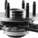 MotorbyMotor 515079 Front Wheel Bearing and Hub Assembly 4WD with 6 Lugs Fits for Ford F-150, Lincoln Mark LT Navigator Low-Runout OE Directly Replacement Hub Bearing w/ABS