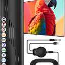 2025 Tv Antenna Indoor Outdoor, Supports 8K 4K 2K 1080P Tv Antenna for Local Channels, 2200+ Miles TV Antenna with Signal Booster Amplifier, Waterproof Digital Antenna for Smart Tv