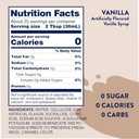 Jordan's Skinny Syrups Sugar Free Coffee Syrup, Vanilla Flavor Drink Mix, Zero Calorie Flavoring for Chai Latte, Protein Shake, Food and More, Gluten Free, Keto Friendly, 25.4 Fl Oz, 1 Pack (EXP 03/10/26)