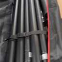 Pipe and Drape Backdrop Stand, 12x20ft Heavy Duty Adjustable Background Frame with Metal Base, Back Drop Holder for Parties Photography Wedding Photoshoot Decoration - Black