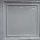 Art3d PVC Ceiling Tiles, 3D Plastic Sheet in White, 2 x 2 ft, 24-Pack, 24"x24"