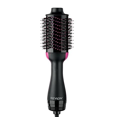 REVLON OneStep Volumizer Hair Dryer and Styler – Easy SalonStyle Blowouts – Less Frizz, More Shine, and Reduced Heat Damage, for All Hair Types and Lengths (Black)