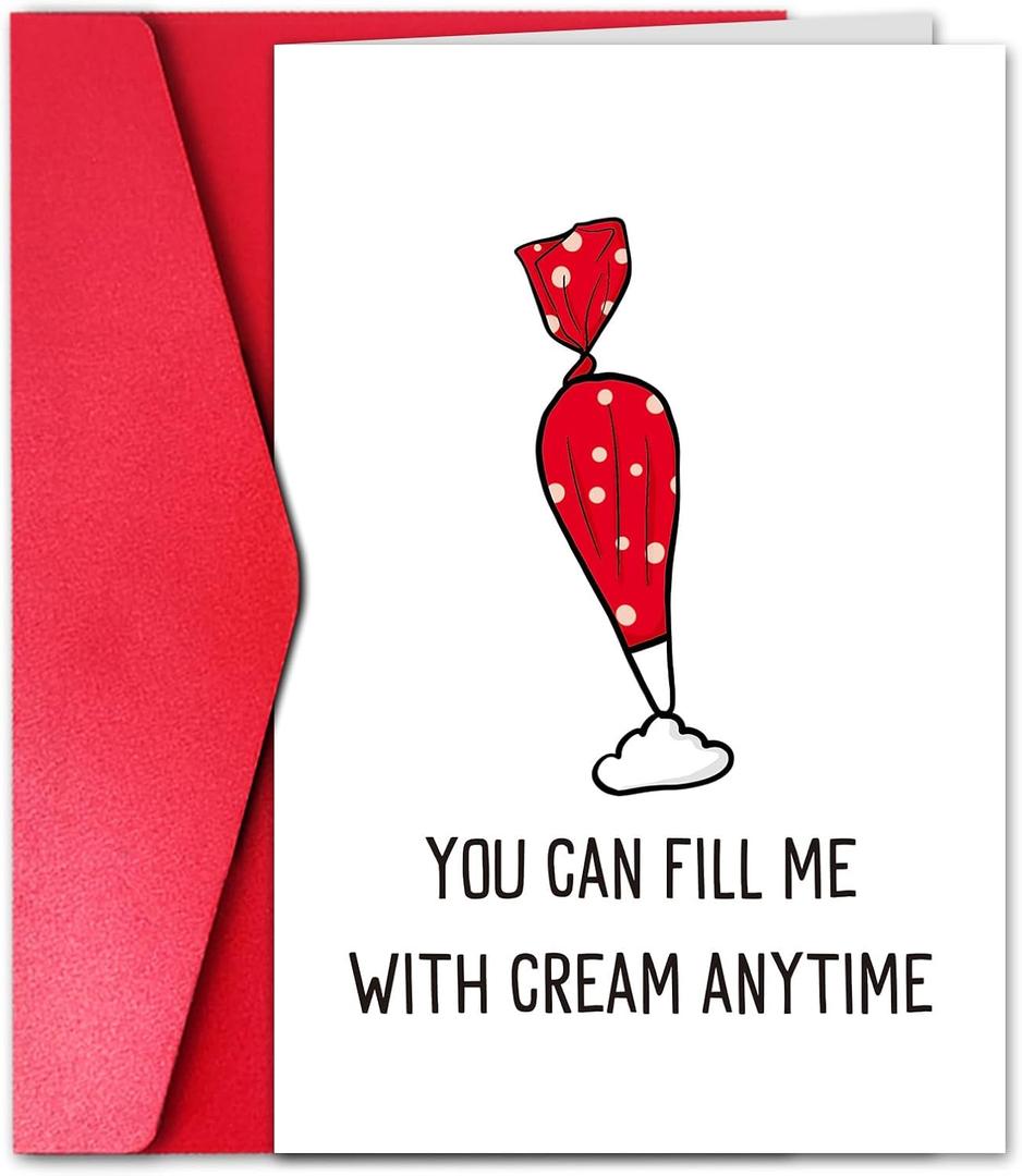 2 x Rude Valentines Day Card for Husband, Funny Card for Men, Boyfriend (#46)