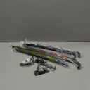 ENJOYBASICS Blackout Curtain rod for windows 48 to 84, 5/8 in Wrap Around Curtain Rods for Bedroom, Living Room, Adjustable from 30 to 86 Inches, Matte Black