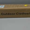 Clothes-Lines for-Outdoor, Heavy-Duty Umbrella Clothes-Drying-Rack for Blanket, Sheets, Skirt, Rotating and Hight-Adjustable Clotheslines-for-Outside, Backyard, Balcony, Camping, RV, Black