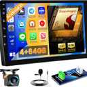 Qualcomn Chipset 8 Core 4+64G Android Car Stereo 9 Inch Touch Screen Built-in DSP Wireless CarPlay/Android Auto, GPS Navigation, Bluetooth 5.1, Cooling Fan, DSD Audio, Mirror Link, Reversing Camera