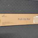Pull Up Bar for Doorway: Sportneer Strength Training Pull-up Bars without Screw - Adjustable Width Locking Mechanism Chin Up Bar, Thickened Steel Max Limit 440 lbs Upper Body Fitness Pullup Bars for Home (Black-Red)