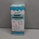 GROWNSY Baby Carrier Newborn to Toddler, Cozy Baby Wraps Carrier, Ergonomic Baby Carrier with Head Support, Oxford Blue