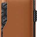 VULKIT Card Holder Wallet with Double ID Windows RFID Blocking Pop Up Wallet Minimalist Design for 12 Cards