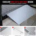 Upgraded Shed Ramp for Riding Mower 2PCS, 29" Lx48 W Anti-Slip Loading Ramps for Lawn Mowers,Pickup Trucks,Garage Threshold Doorway Tractor,Snow Blower,Garden Cart, 1500lbs Capacity
