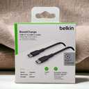 Belkin BoostCharge USB-C to USB-C Cable (1M/3.3ft) for iPhone 16, iPhone 16 Pro, Samsung Galaxy S25, S24, Pixel 9 & 8, iPad Pro, Nintendo Switch 2, Carplay & More – Black And GE USB A to USB C Cable, 15W 6 Ft Type C Charging Cable for iPhone 16 Serie