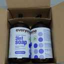 Everyone 3-in-1 Soap, Body Wash, Bubble Bath, Shampoo, 32 Ounce (Pack of 2), Unscented, made for Men and Women, Period After Opening: 12 Months