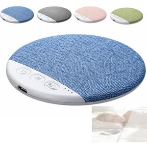 Sleep Pillow Speaker, Bluetooth Pillow Speaker Under for Sleeping – Mini Bone Conduction Sleep Aid with Stereo Bass with White Noise Timer Wireless Sleep Aid (Blue)