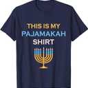 Funny Hanukkah Pajama This is My Pajamakah Gift T-Shirt