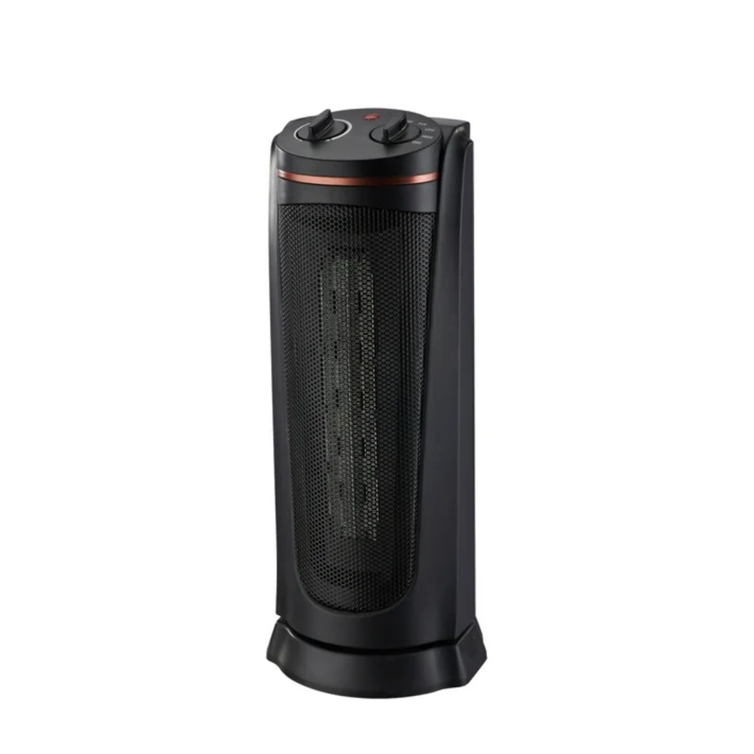 18" Oscillating Tower Heater with Thermostat