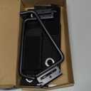 Onesnt 4Pcs E-Track J Hook with Loop Storage Straps | E Track Accessories for Enclosed Trailer for Tie Down Hook for Cables, Rope for Home, Garage Storage