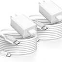2 Pack 10ft Long Micro USB Cable Android Charger for PS4 Controller XBXO ONE Charging Cable Power Cord for Wyze Cam v4/v3/OG/v3 Pro/Pan,YI Cam,SimpliSafe,Blink Mini, Ring Indoor Camera 2nd Gen & More