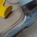 3Pcs Dog Bath Brush, Dog Scrubber for Bath, Dog Shampoo Brush Bubble Maker, Dog Paw Washer, dog grooming Massage Brush with Adjustable Ring Handle, dog accessories for Short & Long Hair -Blue