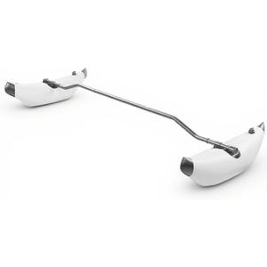 BONKZEBU Kayak Outrigger Stabilizer, Inflatable PVC,Lightweight Portable Stable Kayak Outriggers,Easy to Install and Disassemble Canoe Stabilizer,for Canoeing Kayaking Fishing (White)