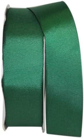 Reliant Ribbon Grosgrain Style Ribbon, 1-1/2 Inch X 50 Yards, Forest Green