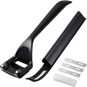 Metal Leather Skiver and Safety Beveler Skiving Knife DIY Cutting Tool Kits with 6 Pieces Skiver Blades for Leather Craft DIY and Making