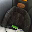 Chicco Fit360 Zip ClearTex Rotating Convertible Car Seat with Fit360 Mirror, 360 Degree Rotation for Rear-Facing and Forward-Facing Usage, Jet/Black, Exp date: April 2034