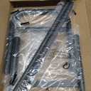 STO STO Expandable Shoe Organizer, 1-Tier Metal Shoe Rack for Closet, Up to 8 Pairs Adjustable Storage for Front Door Entrance, Free Standing Organizer for Entryway, Black