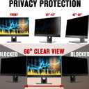 ZYY 2 Pack Computer Monitor Privacy Screens, 23.8" for 16:9 AR, Removable Anti-Glare & Privacy Filters, UV Shield & Anti-Scratch Film