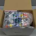 Kigley 12 Set/100 Pcs Unfinished Wooden Boxes for Crafts, 12 Heart Treasure Box with Mirror, 72 Paints, 12 Brushes, 4 Rhinestones Stickers for DIY Jewelry Keepsake Storage, Paint Party Favor