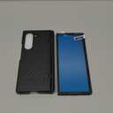 Oterkin for Samsung Galaxy Z Fold 6 Case with [Semi Auto Spring Sliding Hinge Protection][Foldable Invisible Stand][Built-in Front Screen Protector] Military Full Body Rugged Fold 6 Case (Black)