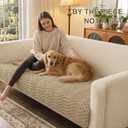 Smiry Waterproof Couch Covers for Dogs Washable, Non Slip Pet Sofa Cover