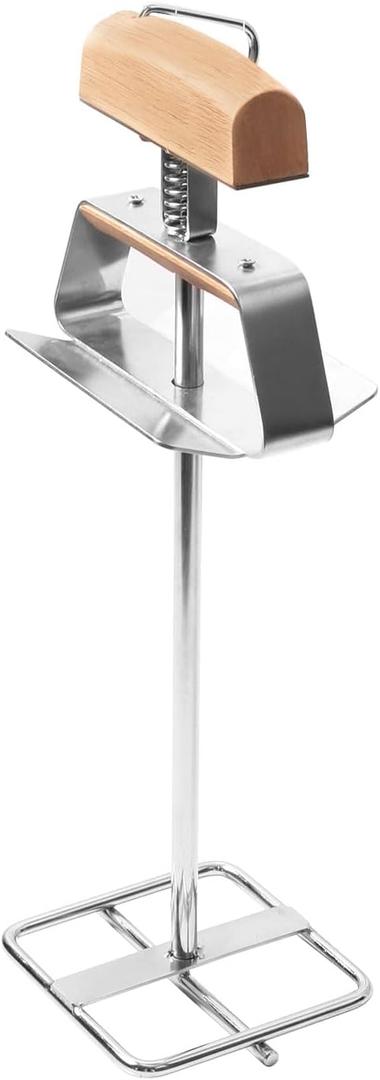 FIRELOOP Stainless Steel BBQ Grate Lifter for Big Green Egg Cooking Grid Lifter for BGE Kamado Weber Heavy Duty Heat-Resistant Handle Fit for Kamado Joe,Charcoal Grills,Easy to Use and Store