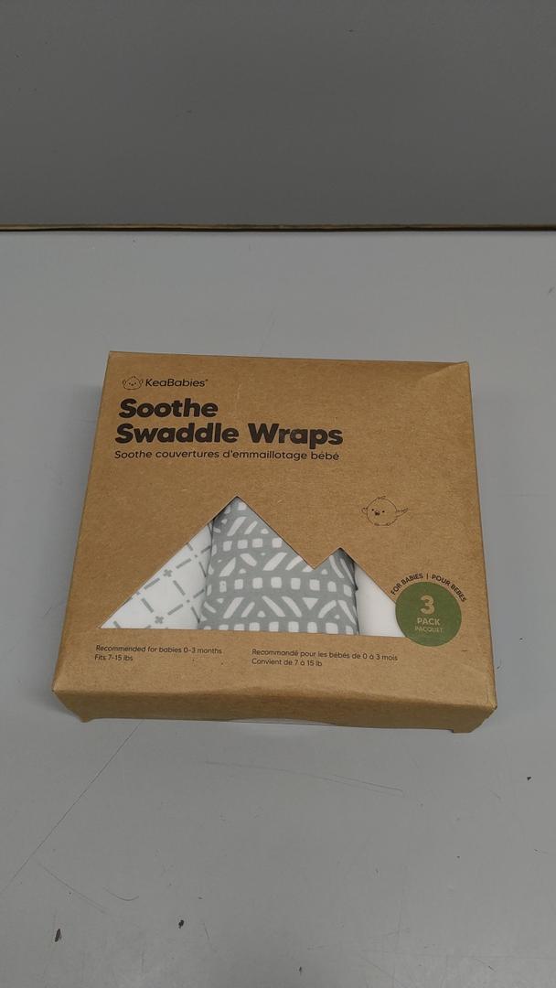 KeaBabies 3Pack Organic Baby Swaddle Sleep Sacks  Swaddles for Newborns, Infant 03 Months, Baby Girls, Boys, Soft & Snug Newborn Sleep Sack, Nursery Swaddling Blankets (Nordic, OS)