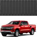 Mixsuper Truck Tailgate Mat for Chevy Silverado & GMC Sierra 1500 2019-2026, Tailgate Liner All Weather Tailgate Protector Replacement for Silverado/Sierra 1500 Accessories