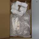 2 Pieces Wall Plug-in Diffuser Fragrance Plug with 4 Pieces Empty Bottles for Spreading Essential Oils Home Bathroom (White)