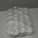 20 Pack 4oz Clear Plastic Jars with Lids,115ml Wide-Mouth Refillable Storage Containers,Empty Round Containers for Candy,Beads,Lotion,Slime Making and Food Storage