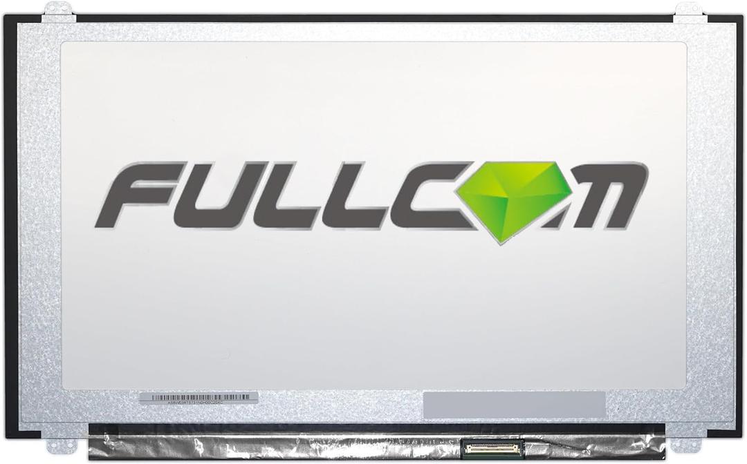 FULLCOM New LCD Replacement Screen 15.6 Inch N156BGA-EA3 Rev.C1 HD 1366x768 (with Brackets) 30 Pin Matte for Laptop/Display/Screen/LCD Application
