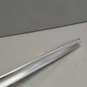 25" Chrome Framed Shower Door Replacement Drip Rail with Shower Door Bottom Sweep and 3 Applied Mounting Tape (25Inch)