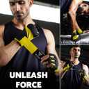 WYOX Gel Boxing Hand Wraps Inner Gloves for Men & Women, 80cm Quick Wrist Straps, Padded Knuckle Protection for Muay Thai Kickboxing, Hand Wraps for Boxing & Martial Arts (Glow Yellow, L/XL)