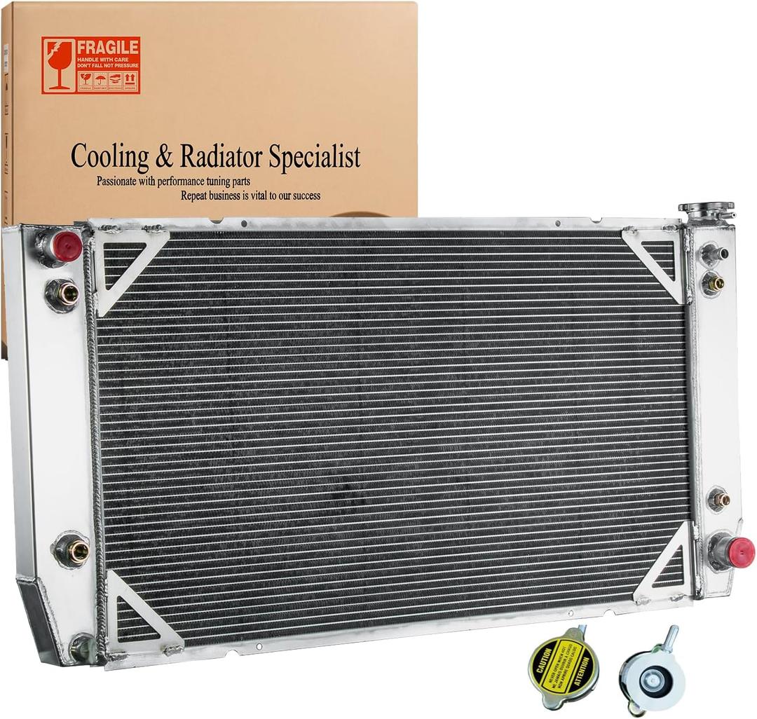 3 Row Aluminum Radiator Replacemnet for 1988-2000 Chevy GMC C2500 C3500 K2500 K3500 7.4L PICKUP CC1696